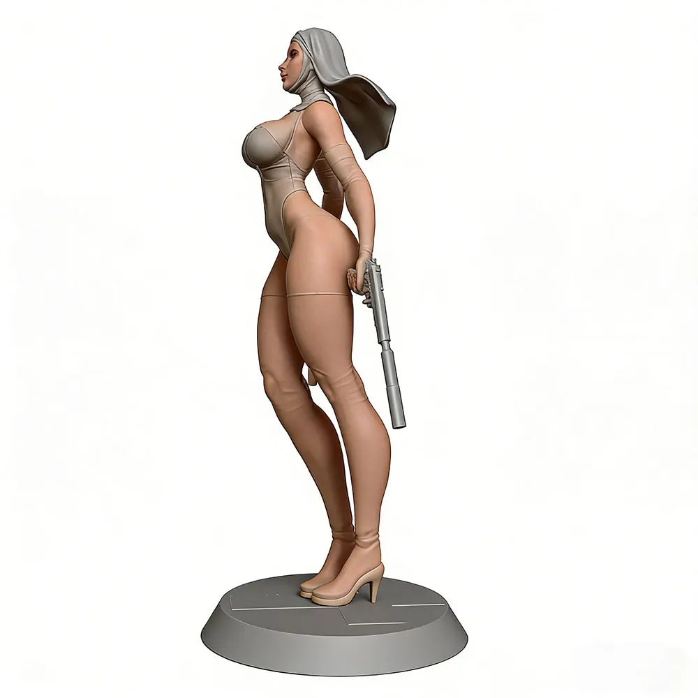 Kit de figura en miniatura de resina sin pintar, escala 1/24