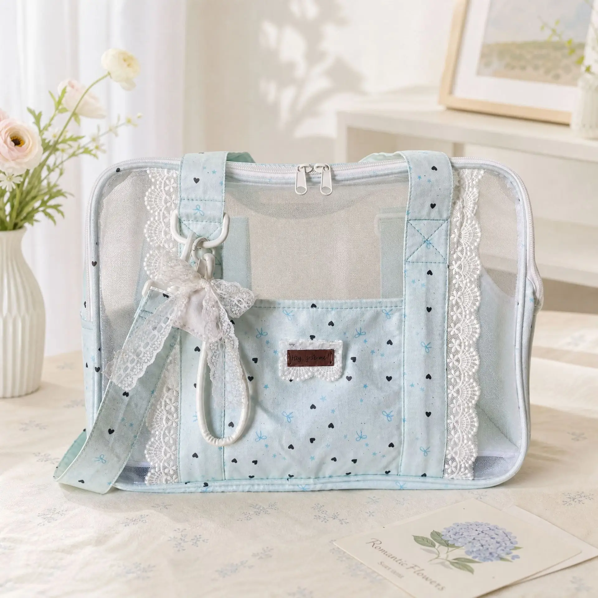 Mochila transportín transpirable para gatos y perros pequeños - imagen 5
