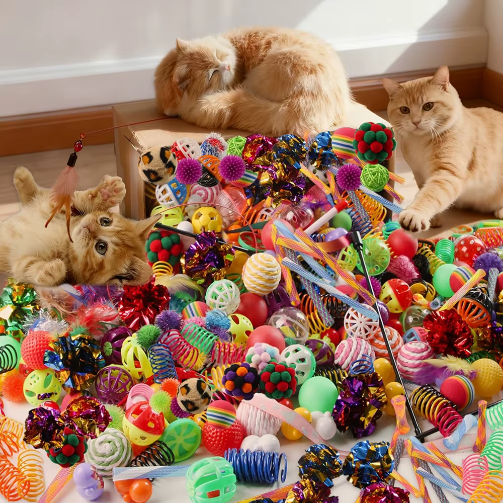 Pack de juguetes para gatos, surtido mixto para varios felinos - imagen 5