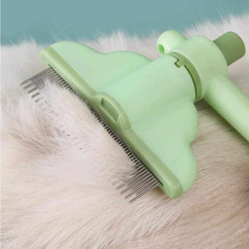 Cepillo autolimpiante quita pelo para perros y gatos – masaje - imagen 4