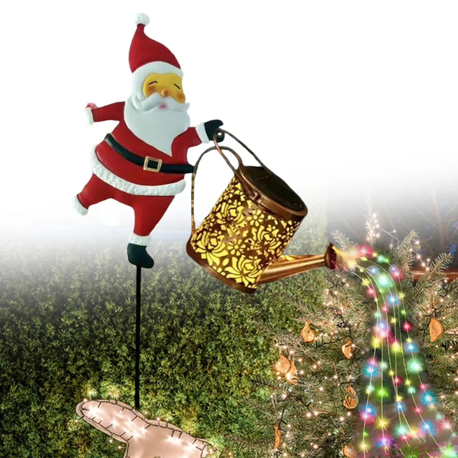 Luces solares navideñas de estaca para jardín y patio, fácil montaje - imagen 4