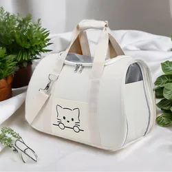 Bolsa de transporte portátil para gatos y perros: mochila espaciosa