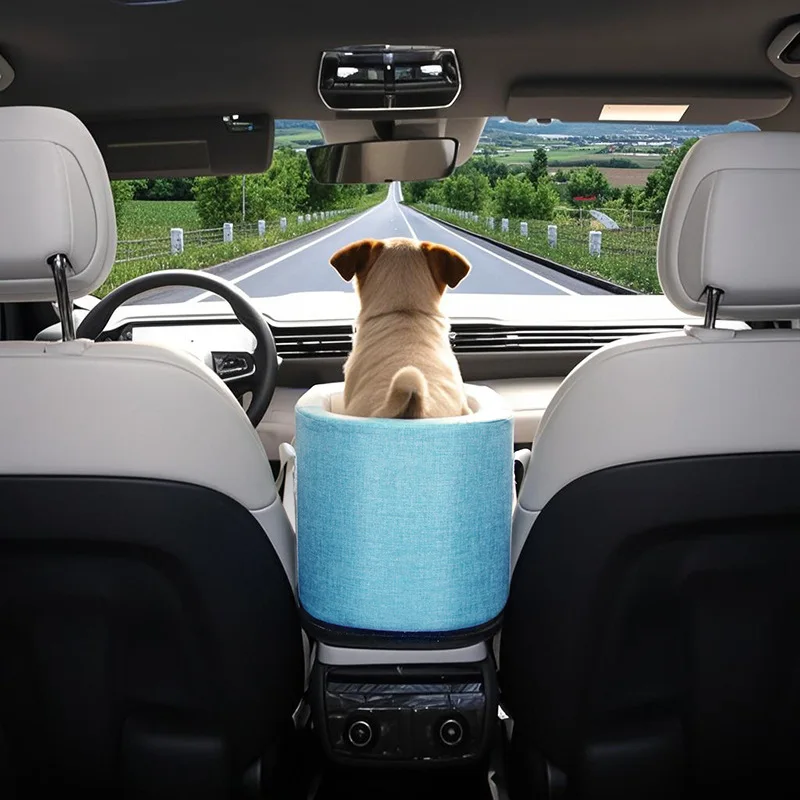 Cojín Consola Central Coche para Gatos y Perros – Viajes y Paseo - imagen 2