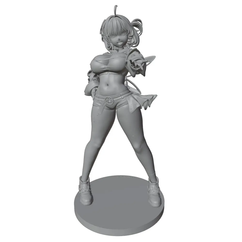 Kit modelo resina 1/24 chica 75 mm – Miniatura GK sin pintar ni montar - imagen 2