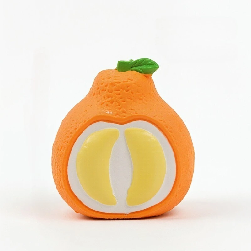 Juguete masticable de látex con sonido para perros: fruta dental