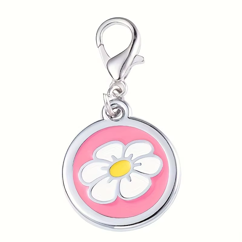 Placa identificativa personalizada para perros y gatos - Diseño margarita - imagen 3