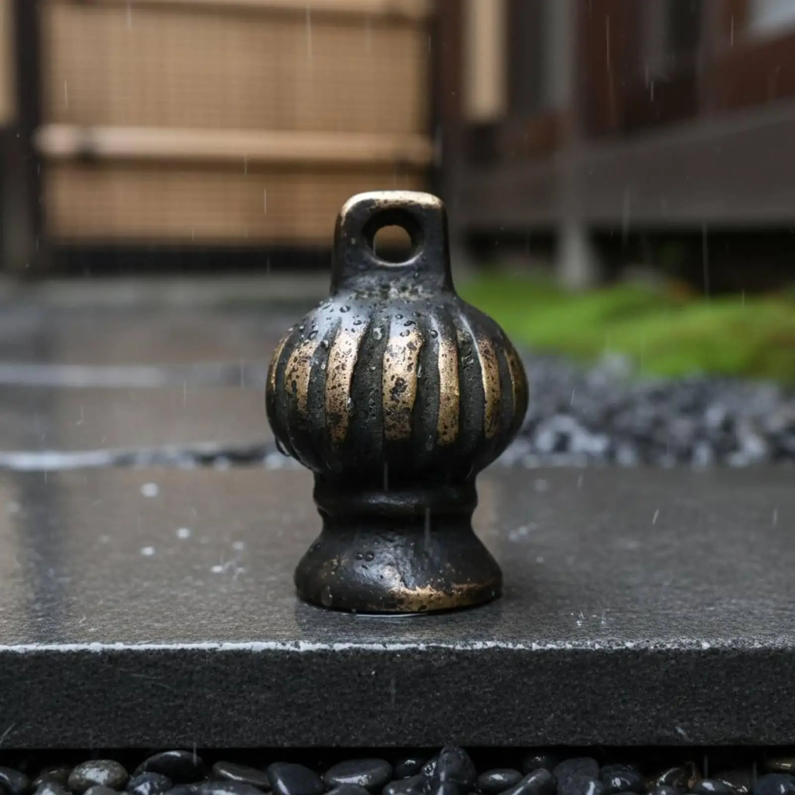 Adaptador Cadena Lluvia para Gatos – Acabado Antiguo - imagen 3