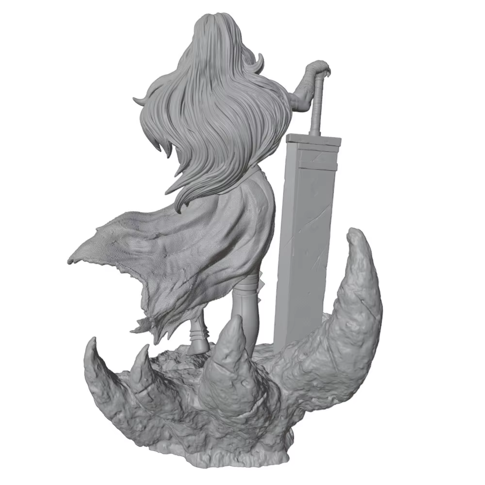 Figura femenina de resina para montar y pintar - imagen 2