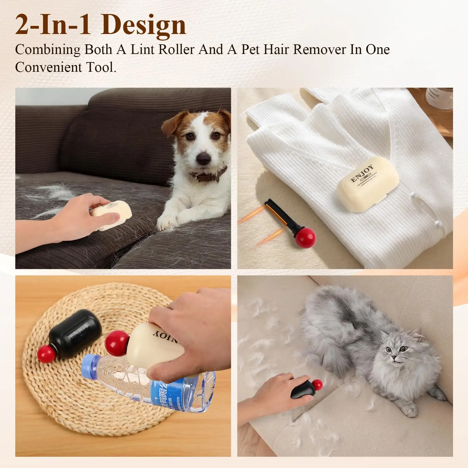 Producto completo sobre una mesa blanca