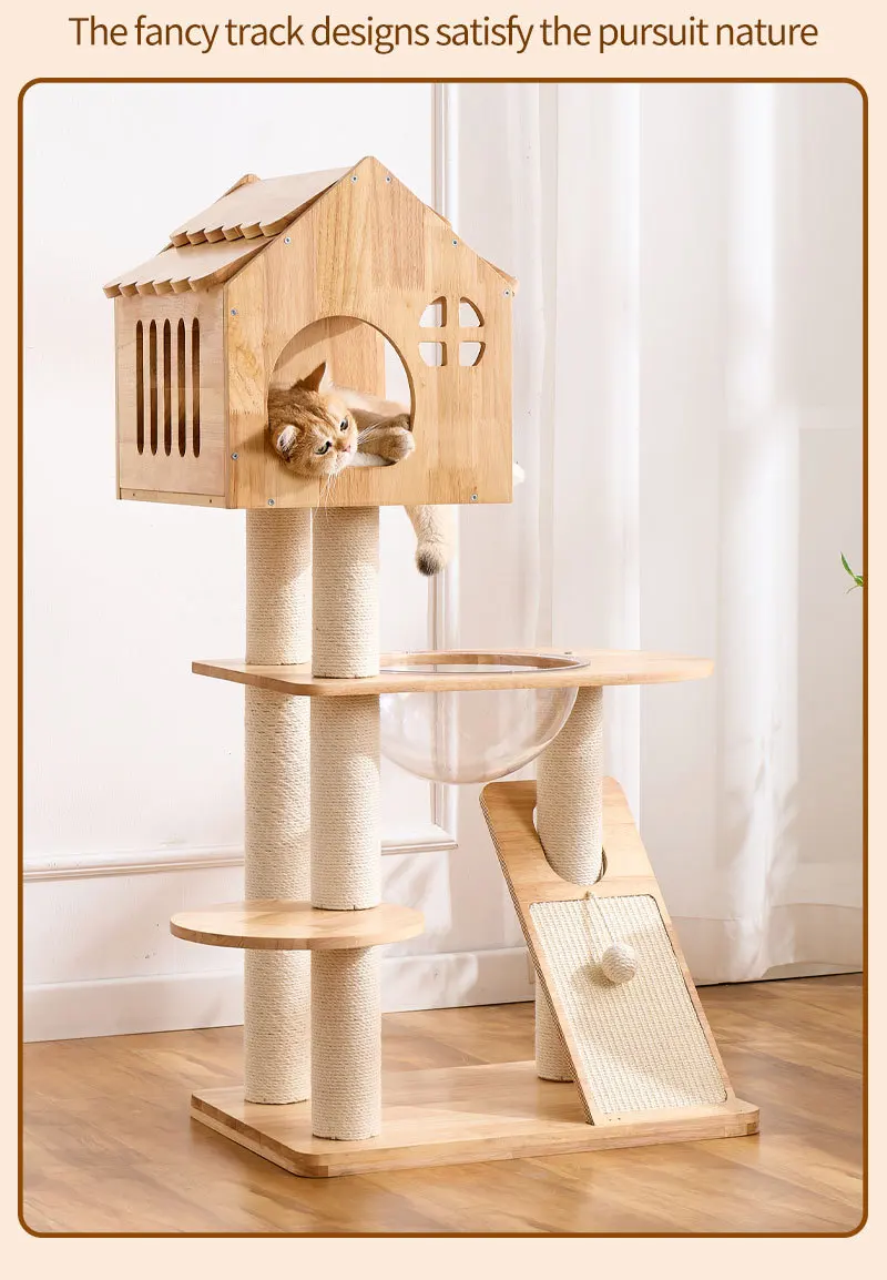 Plataformas de escalada para gatos