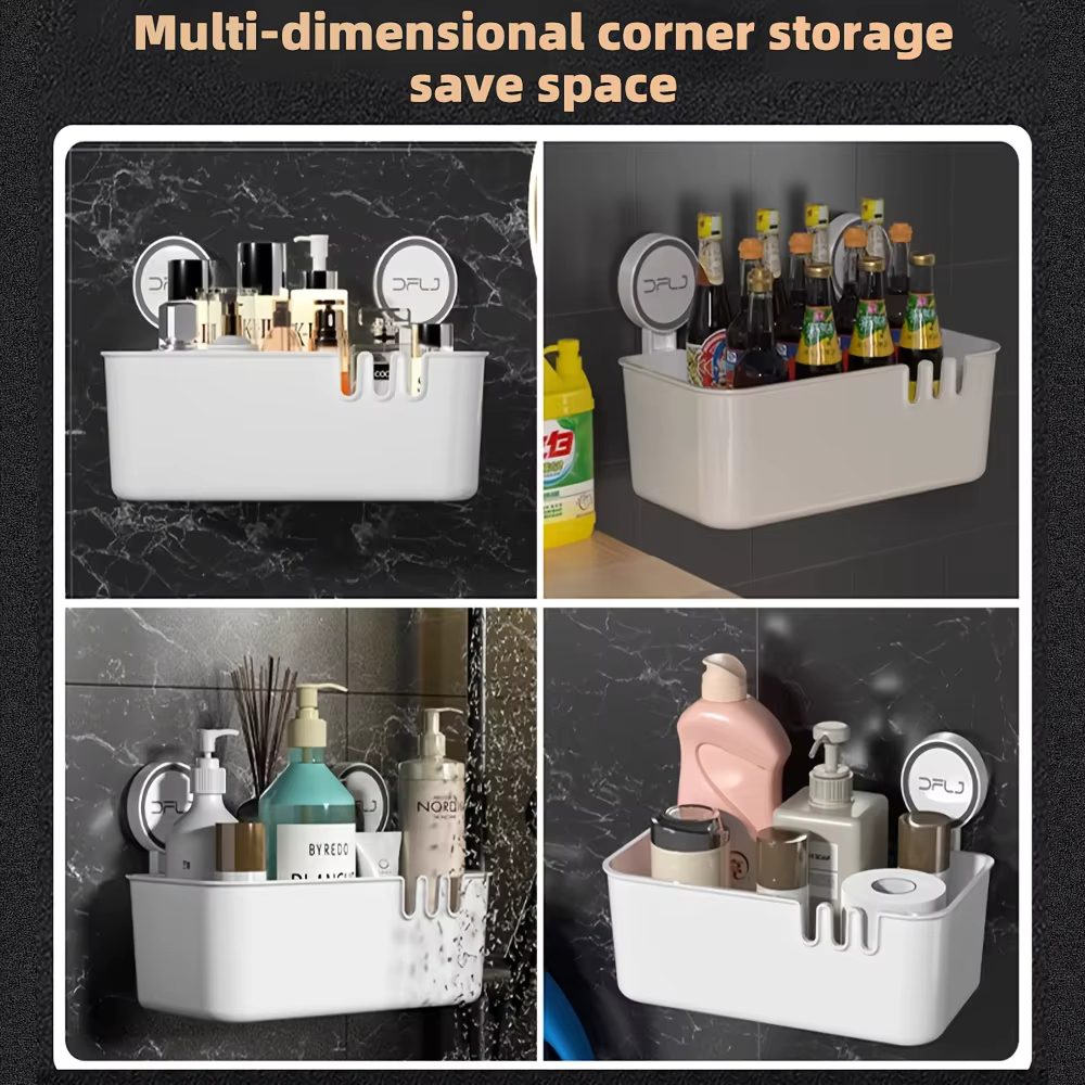 Estante baño con ventosa sin perforaciones para gatos y perros - imagen 5