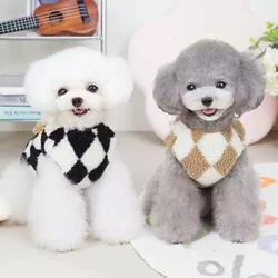 Chaleco de felpa cálido para perros pequeños y gatos – Otoño Invierno