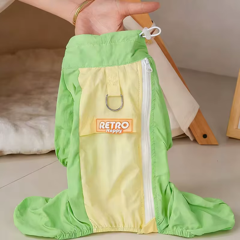 Traje impermeable 4 patas para perros pequeños y Chihuahua - imagen 4