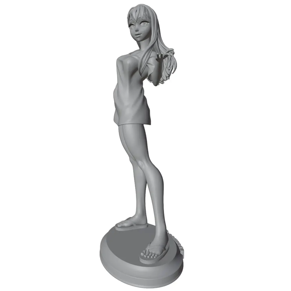 Figura resina GK 1/24 – Modelo 75mm sin ensamblar ni pintar - imagen 4