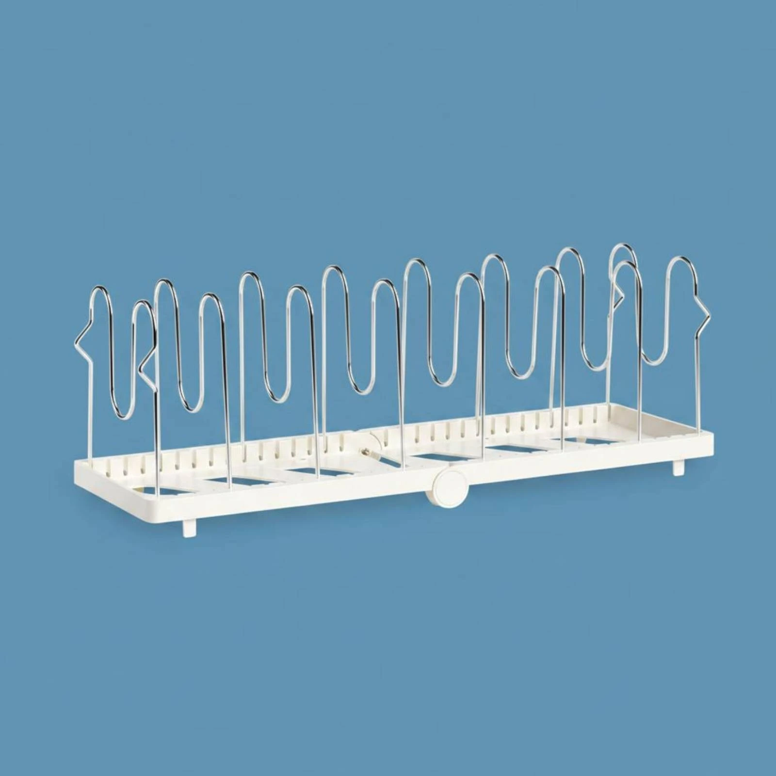 Estante plegable organizador para utensilios de gatos y perros