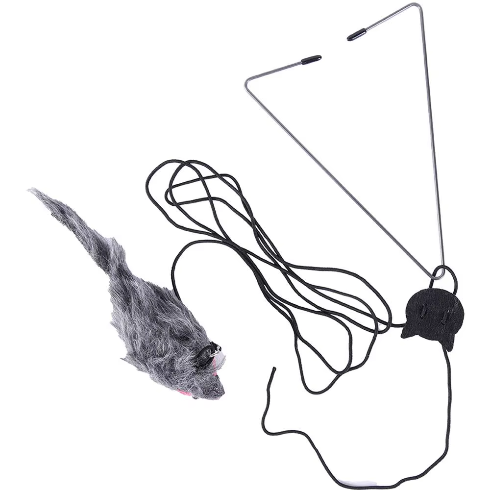 Juguete Colgante Elástico con Ratón para Gatos y Gatitos - imagen 3