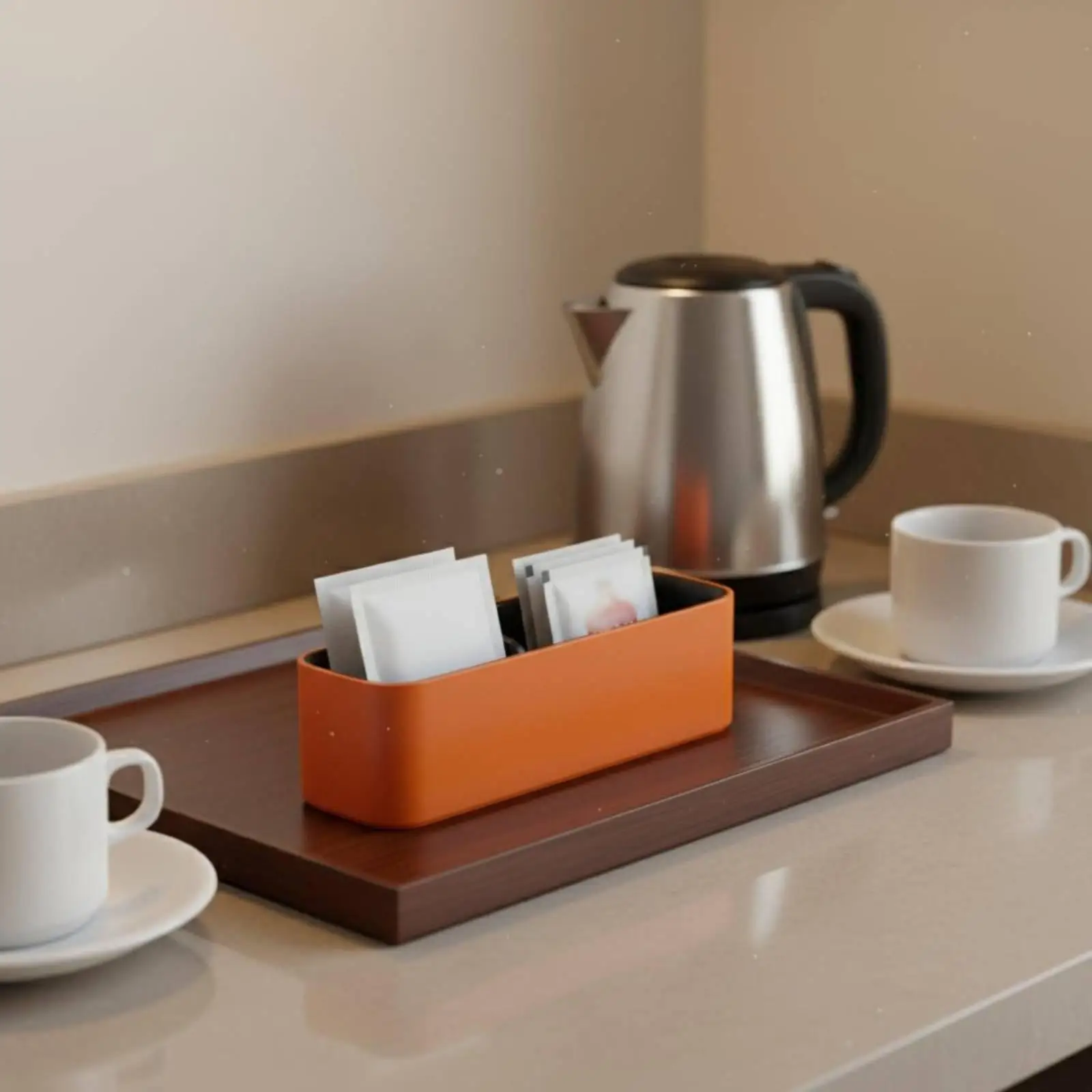 Dispensador de bolsitas de té – Cajita organizadora minimalista para infusiones - imagen 5