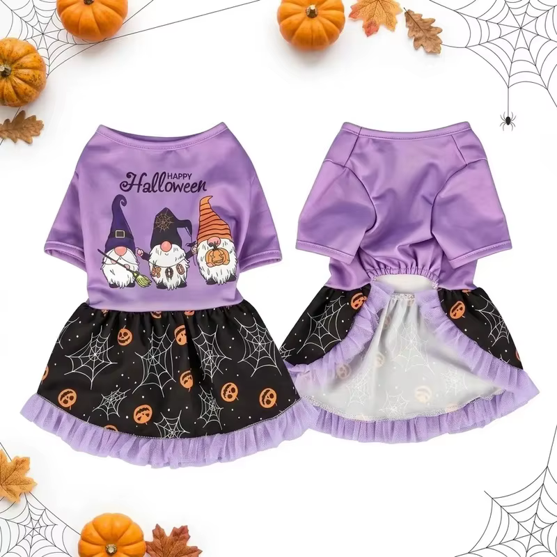 Tutu de Halloween para perros pequeños – Falda animada - imagen 5