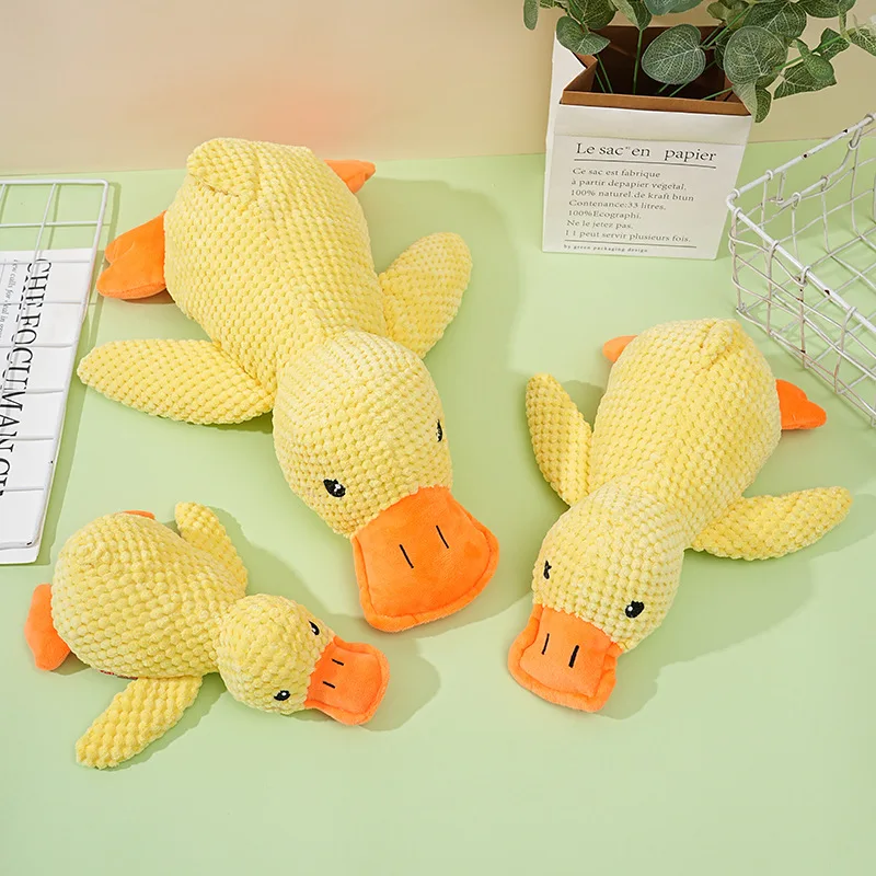 Juguete de peluche con sonido para perros Booteely, pato relajante - imagen 5