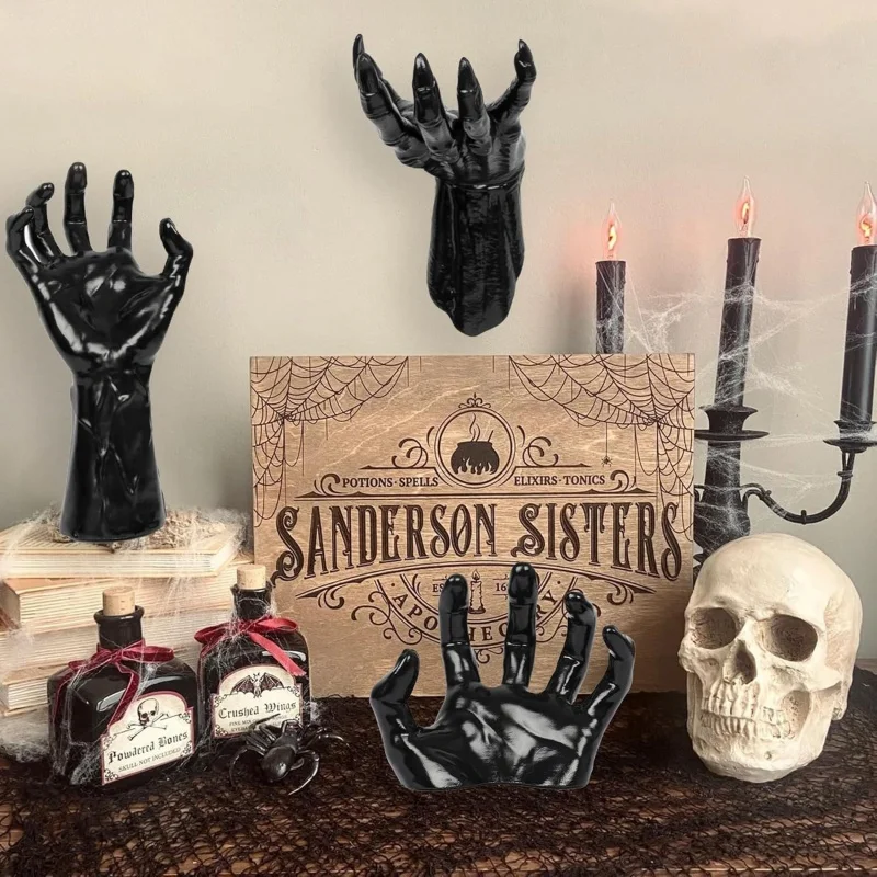 Gancho Mano del Diablo Realista para Pared – Decoración Halloween