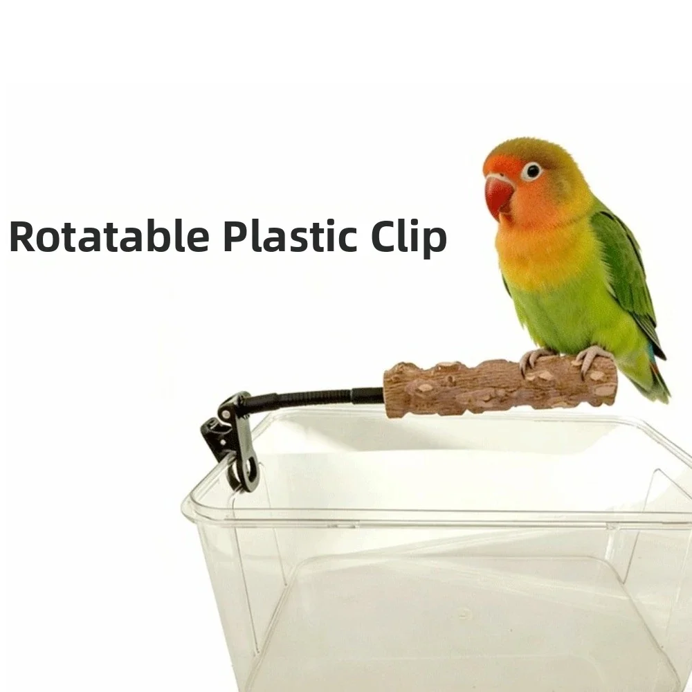 Soporte flexible para posaderos de aves