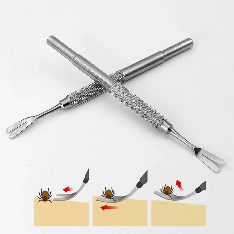 Herramienta para extraer garrapatas con control