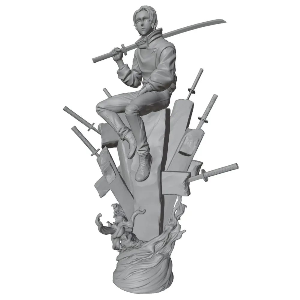 Detalle de las piezas del kit impreso en 3D