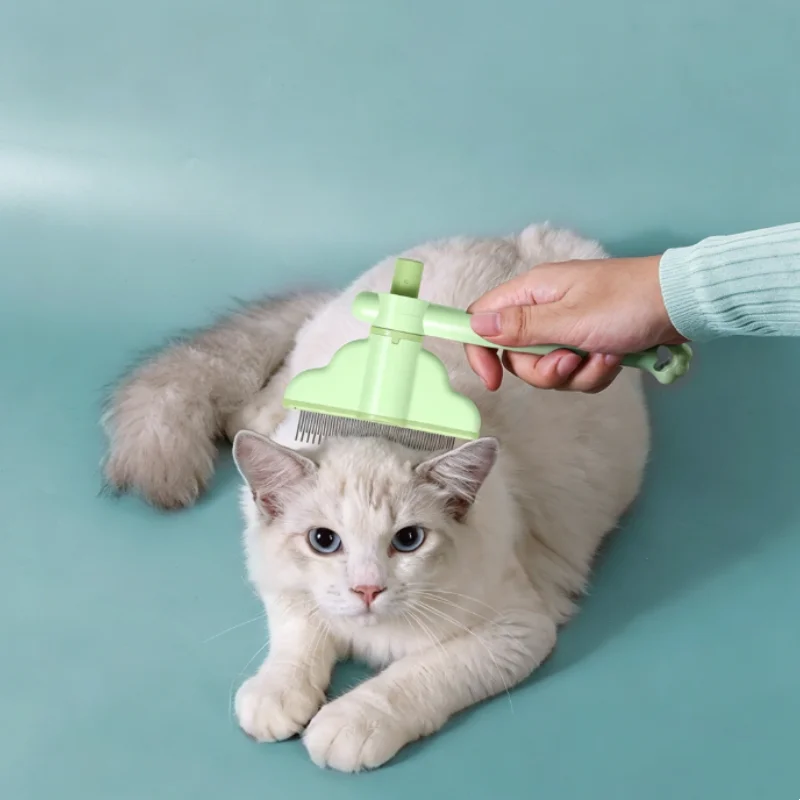 Cepillo autolimpiante quita pelo para perros y gatos – masaje - imagen 3