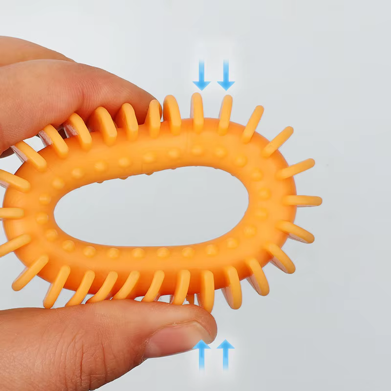 Juguete masticable para perros: collar suave para dentición