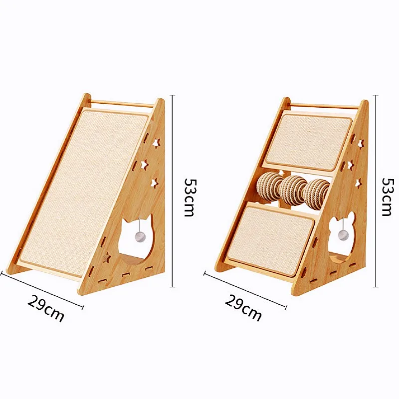 Tabla para rascar gatos resistente con textura de sisal