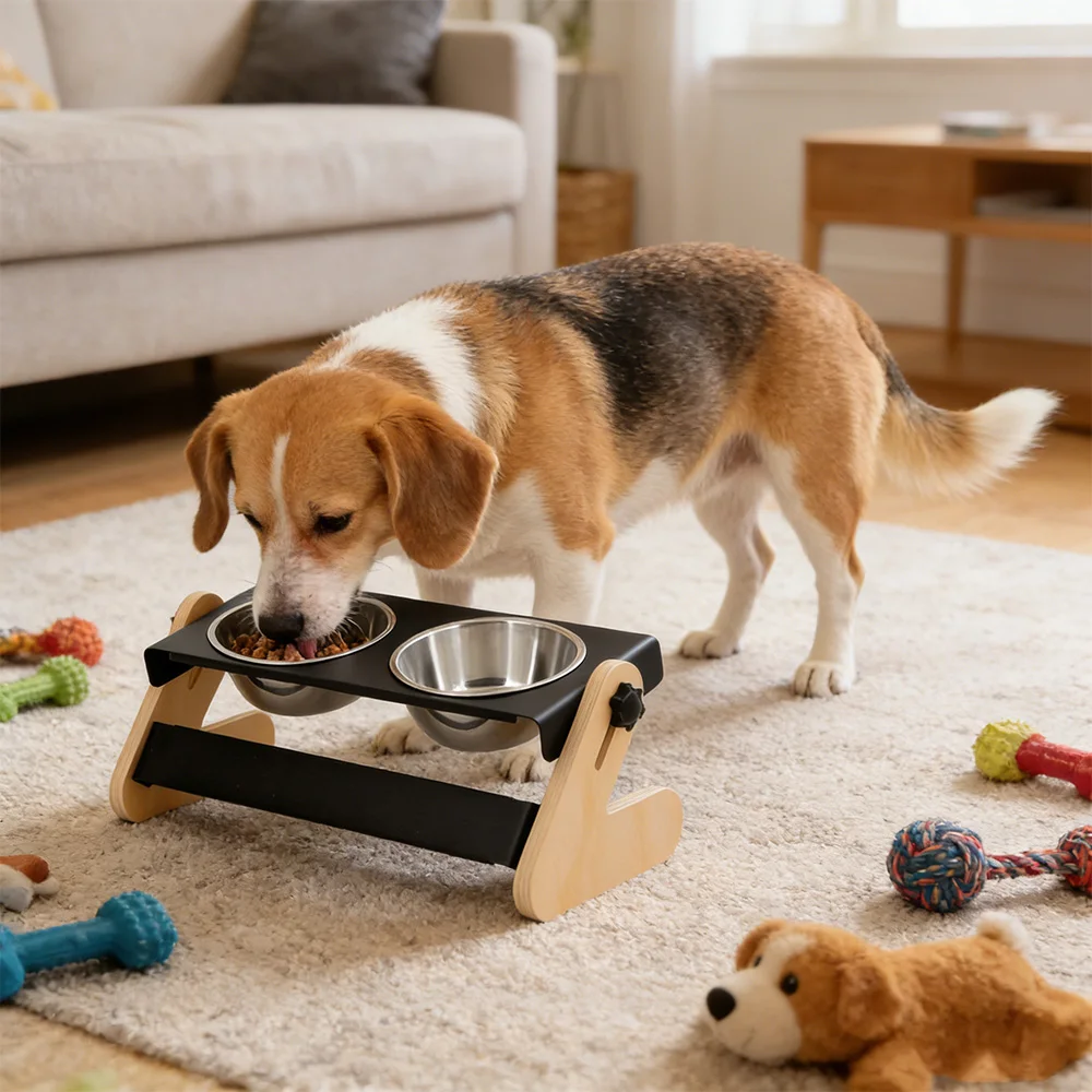 Comederos elevados para perros y gatos con base antideslizante - imagen 5