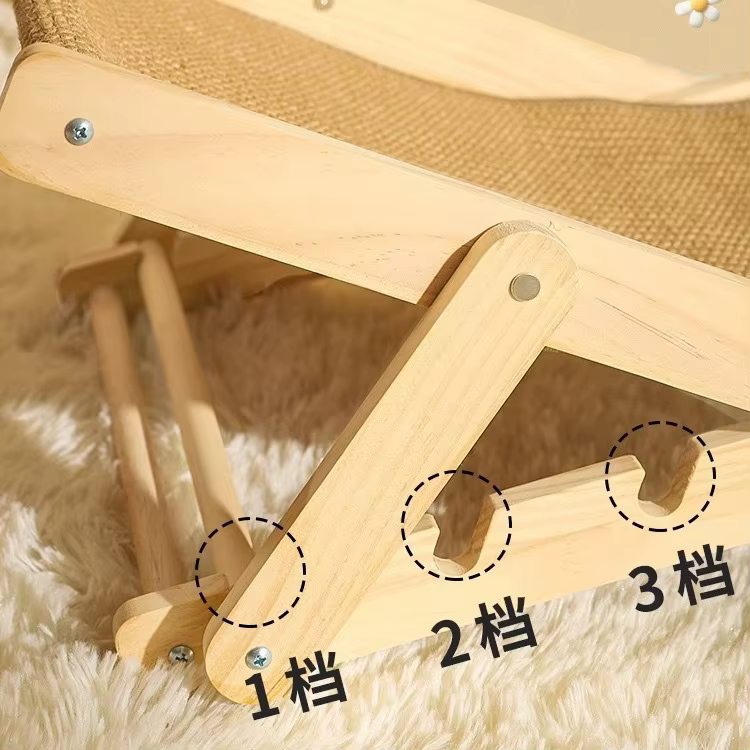 Rascador en sisal con cama para gatos y protector de sofá - imagen 2