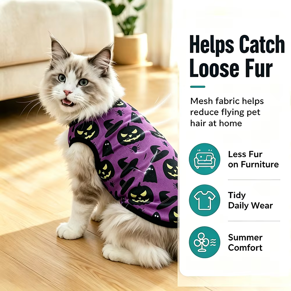Chaleco Halloween para gatos y perros pequeños – Jersey de abrigo - imagen 3