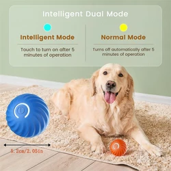 Pelota interactiva automática para perros y gatos – Juguete electrónico con USB