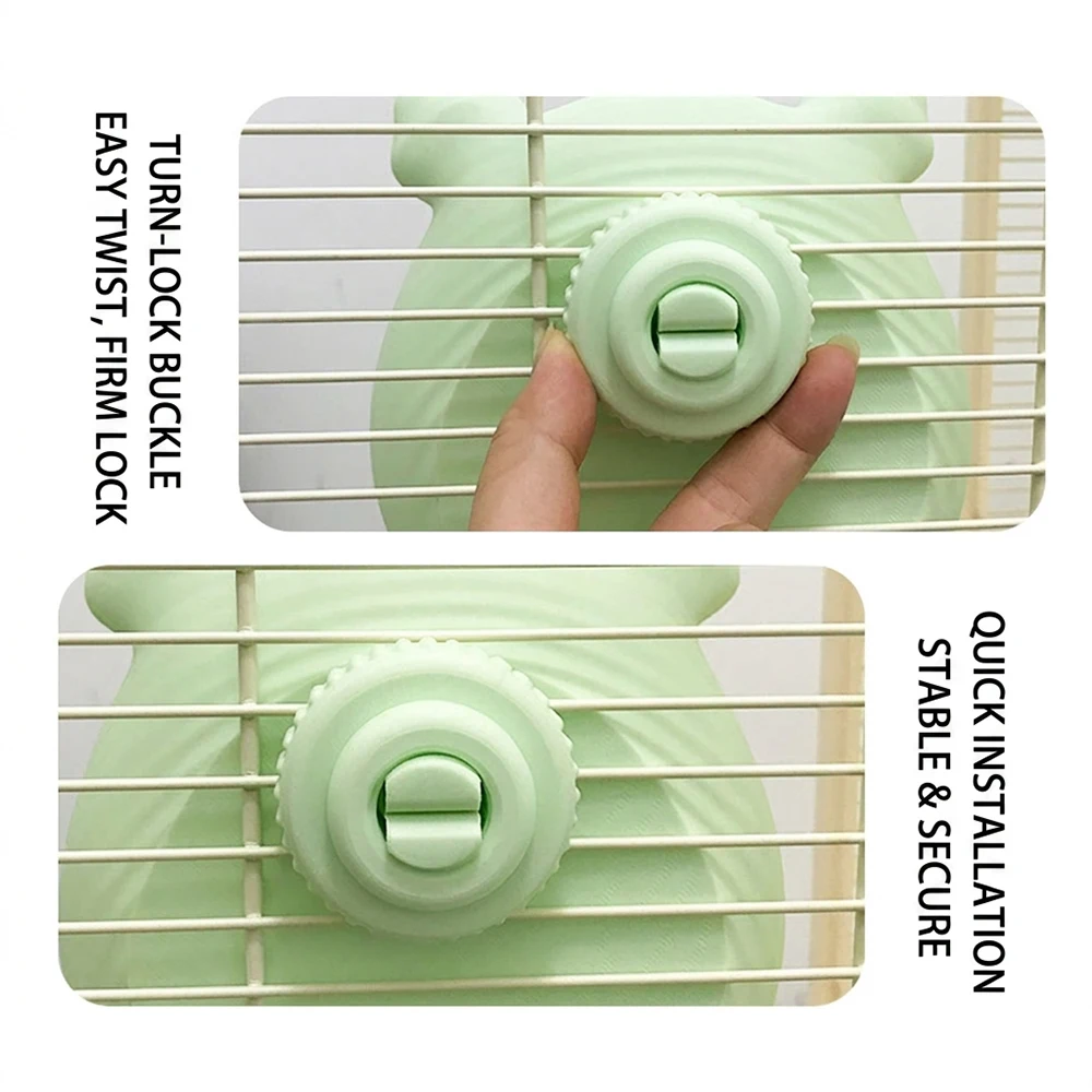 Nido de plástico lavable para periquitos y agapornis, gran apertura - imagen 4