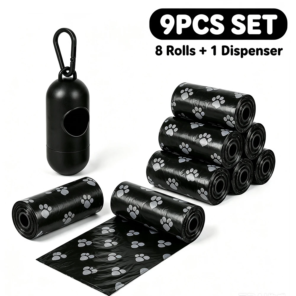 Bolsas biodegradables para perro con dispensador – Impermeables y resistentes - imagen 2