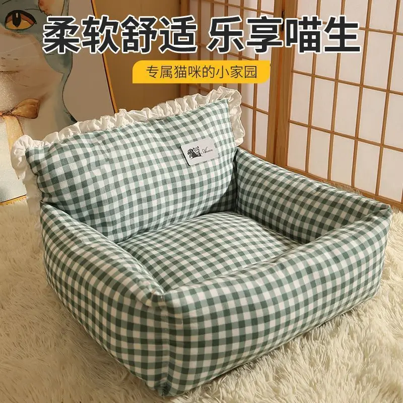 Cama sofá estilo princesa para gatos y perros pequeños - imagen 5