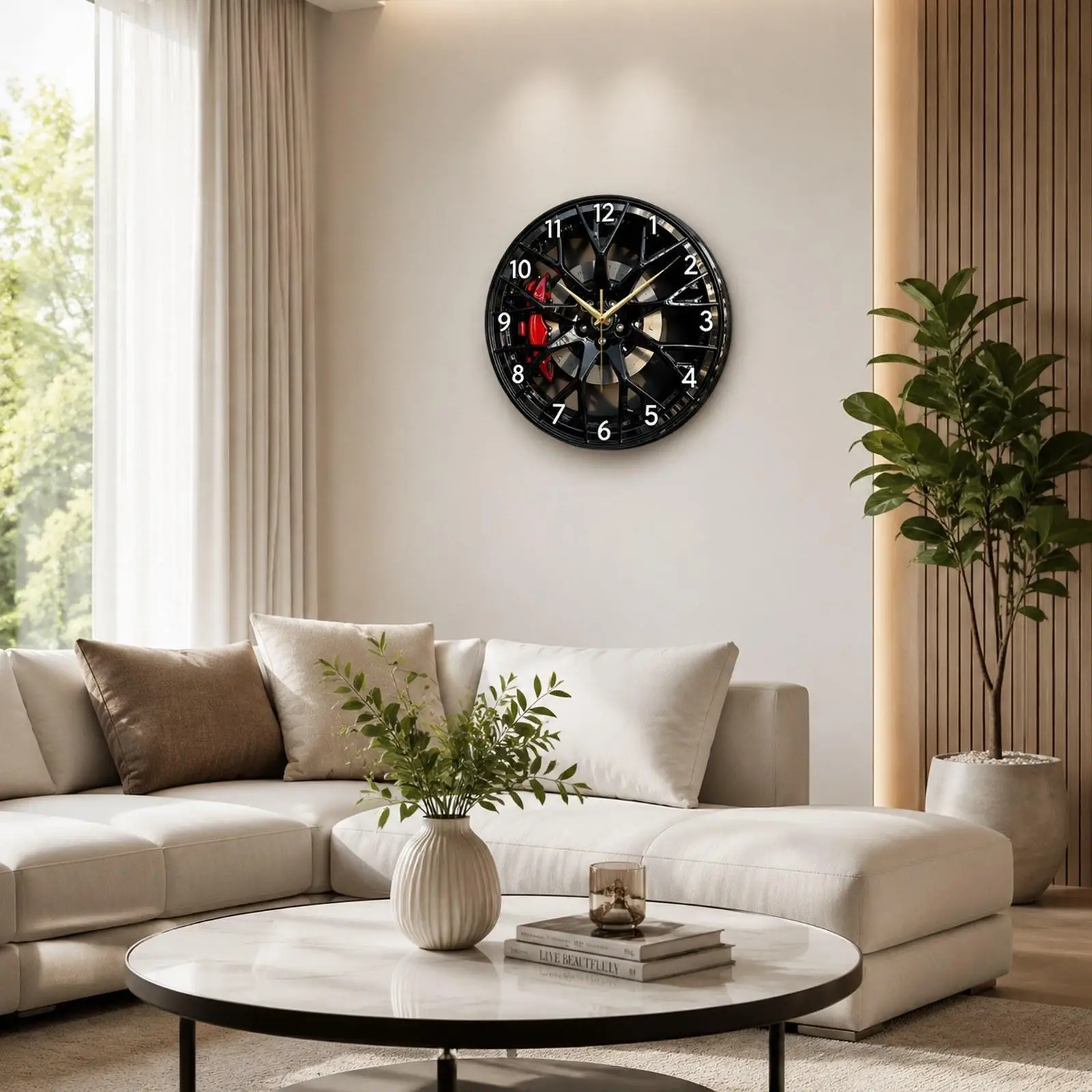Reloj silencioso para dormitorio, sala, oficina o aula
