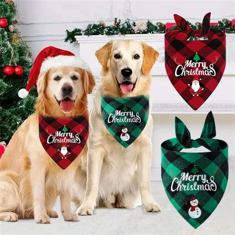 Pañuelo triangular ajustable para perro – Diseño cuadros Halloween - imagen 4