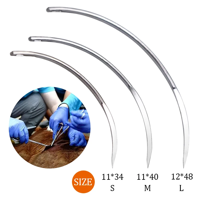 Agujas de sutura veterinarias en blister