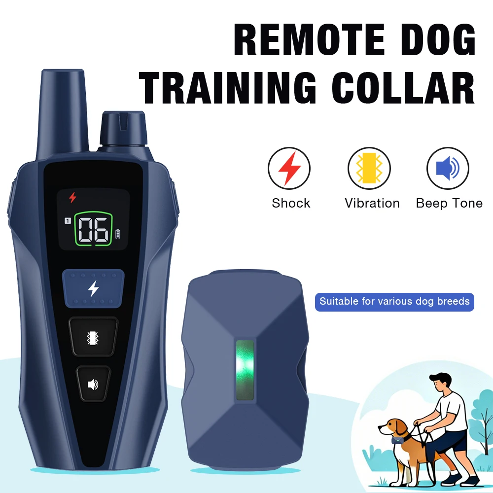 Control remoto ergonómico del collar de entrenamiento