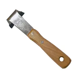 Raspador corteza metálico con mango compacto – Carpintería y jardín