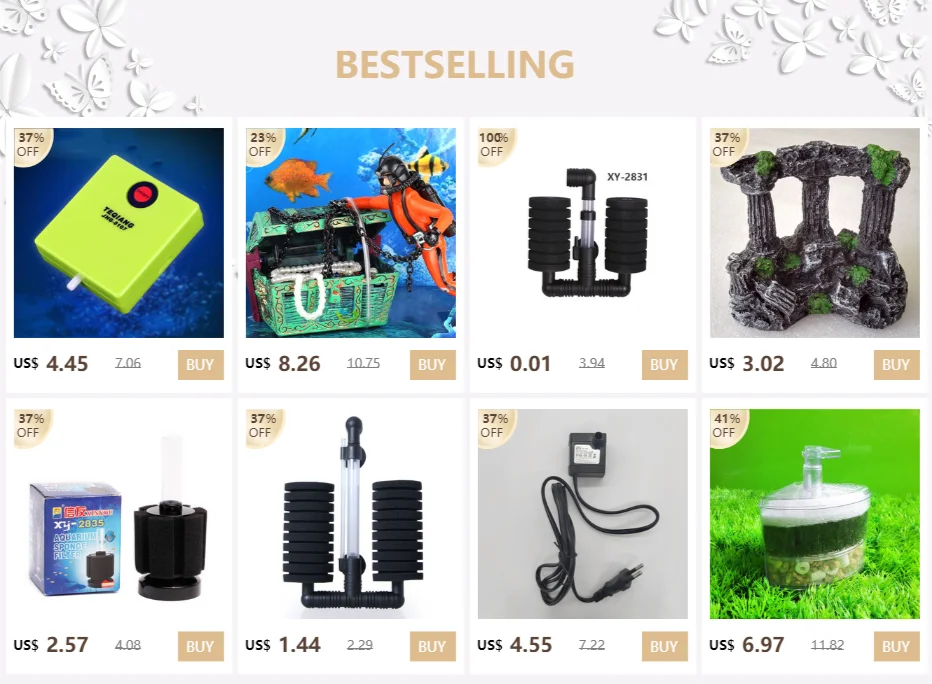 Filtro biológico Effosola en acuario nano