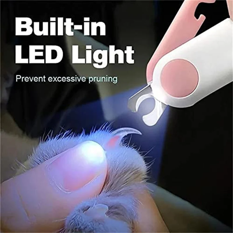 Cortaúñas LED COOYOMOO en uso