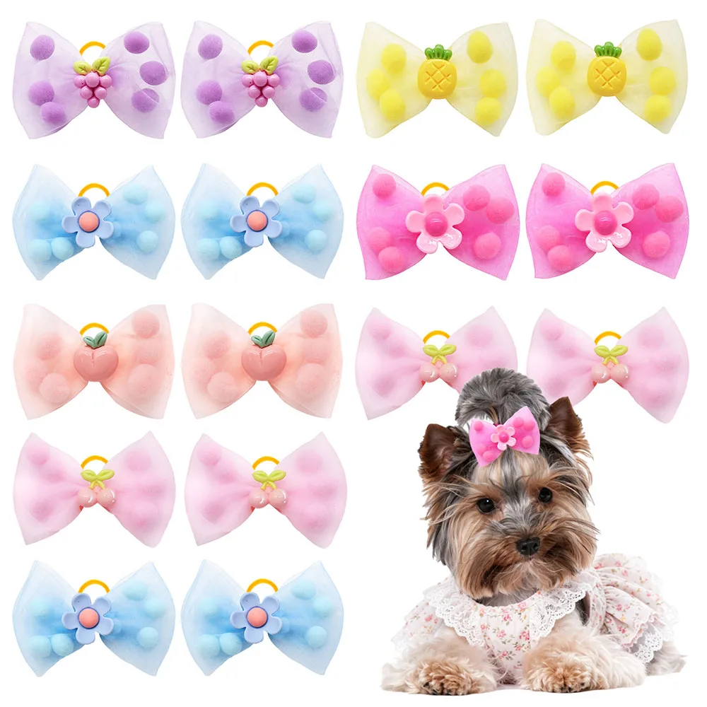 Lazos para el pelo de cachorros en colores surtidos