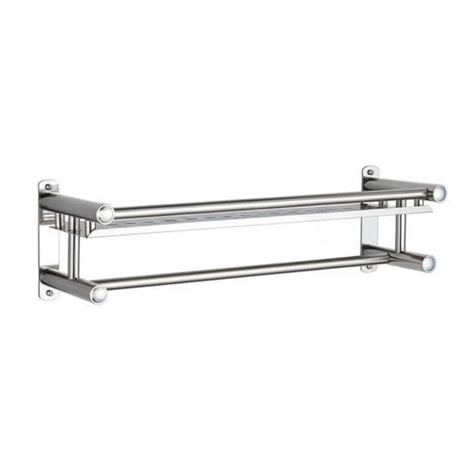 Organizador de Baño en Acero Inoxidable – Estante para Toallas - imagen 4