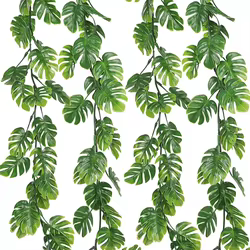 Planta artificial colgante Monstera segura para gatos y perros