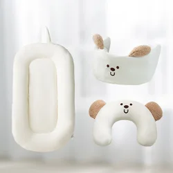 Alfombrilla para carrito de perros y gatos con cojín en U y barandilla