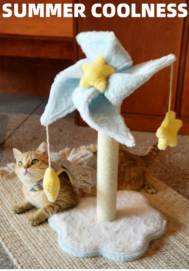 Base estable del rascador para gatos