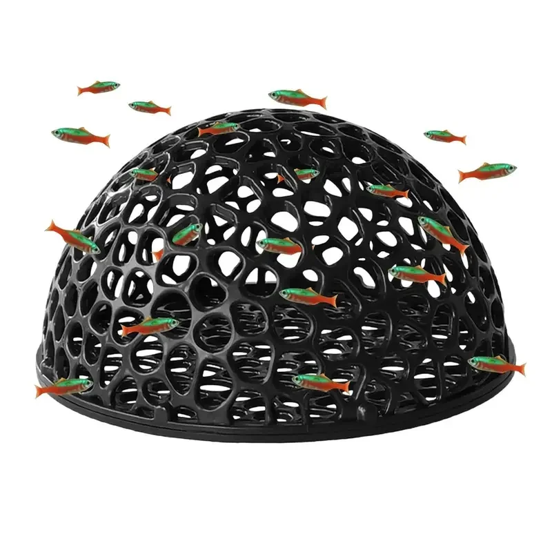 Hemisferio escondite para peces y camarones – Refugio para acuario - imagen 3